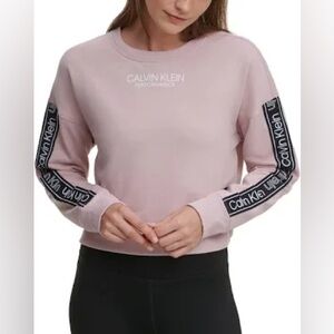 NWT Calvin Klein Performance pink sweatshirt